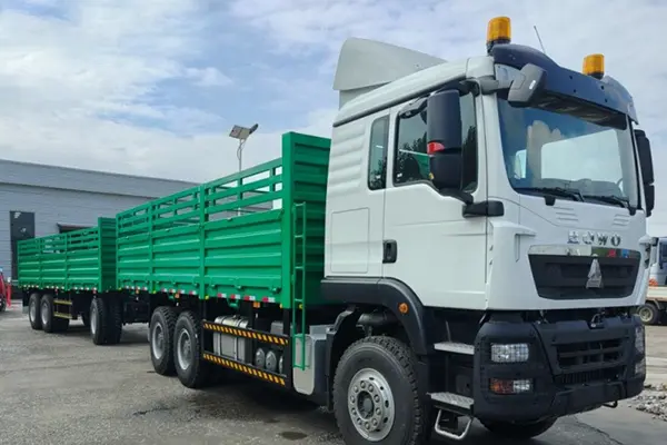 DeRun 21 единици Drawbar Full Trailer отиде до пристанище Tianjin