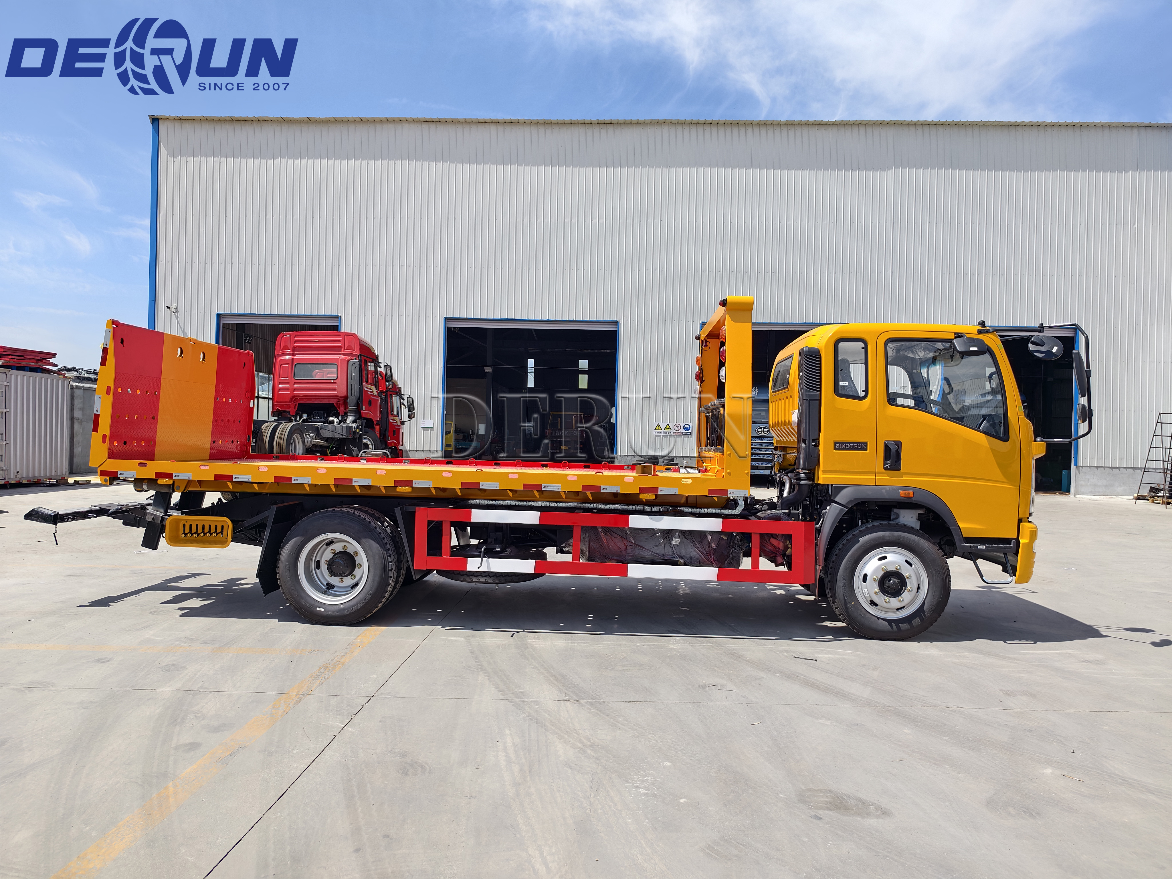 Sinotruk HOWO 4x2 Wrecker Truck ще бъде изпратен до Никарагуа